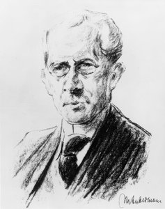 Arno Holz / Lith. par Max Liebermann - Max Liebermann