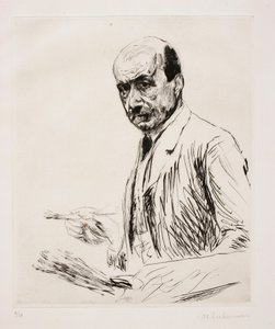 Autoportrait avec palette - Max Liebermann