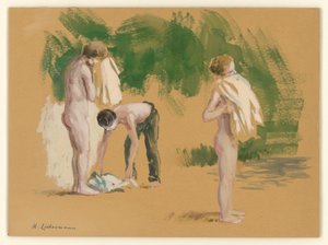 Badende Knaben - Max Liebermann
