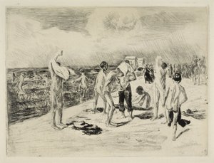 Garçons se baignant - Max Liebermann