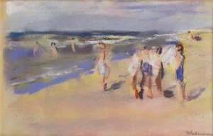 Plage, vers 1910 - Max Liebermann
