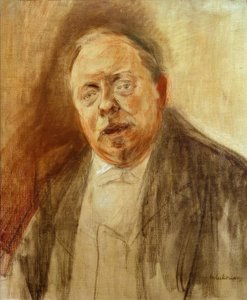 Étude de portrait du baron Alfred von Berger - Max Liebermann
