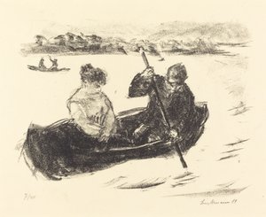 Canoë, 1919 - Max Liebermann