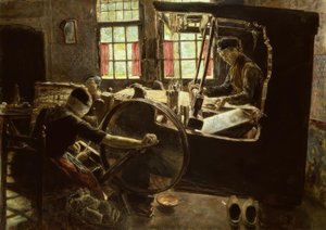 Le tisserand - Max Liebermann