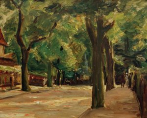 La grande route du lac à Wannsee