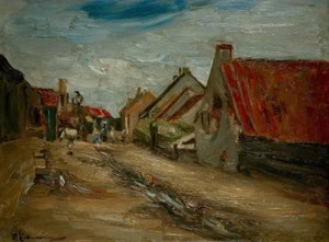 Rue de village en Hollande