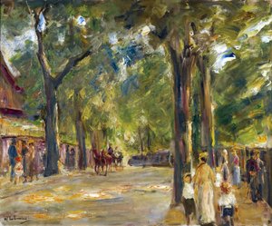 Figures sur la Grosse Seestrasse à Wannsee