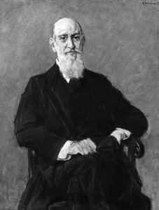 James Israel, portrait, peint par M. Liebermann