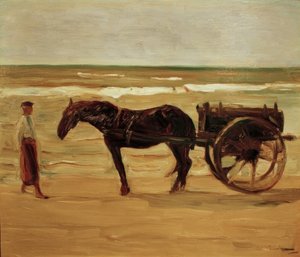 Chariot du baigneur sur la plage