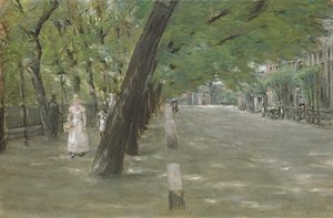 Kirchenallee à St. Georg, Hambourg - Max Liebermann