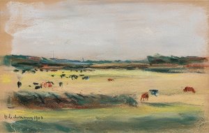 Paysage avec vaches paissant. 1908 - Max Liebermann