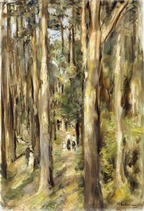 Pique-nique dans les bois - Max Liebermann