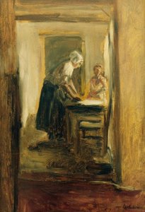 Repasseuse - Max Liebermann