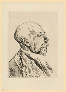 Portrait du professeur Adolph Goldschmidt - Max Liebermann