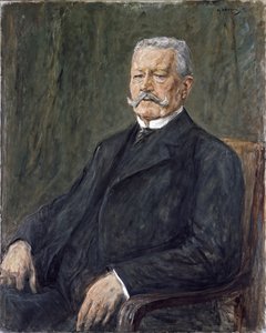 Portrait de Paul von Hindenburg - Max Liebermann