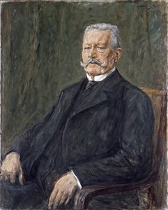 Portrait du président Paul von Hindenburg - Max Liebermann