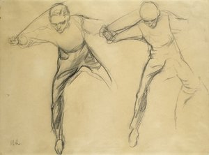 Deux figures masculines