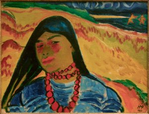 Sur la plage de Nidden - Max Pechstein