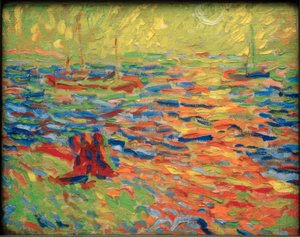 paysage fluvial - Max Pechstein