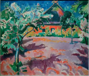 Floraison printanière II - Max Pechstein