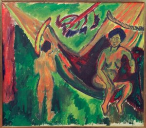 Dans le hamac - Max Pechstein