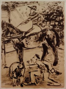 Dans le manège - Max Pechstein