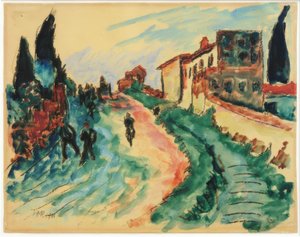 Paysage italien - Max Pechstein