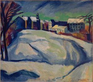 Paysage hivernal II - Max Pechstein