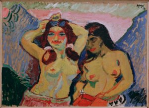 Deux filles - Max Pechstein