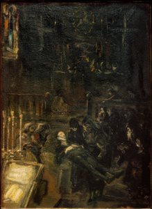 La mise en bière de Don Giovanni - Max Slevogt
