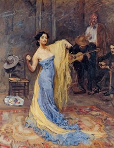 Bildis der Tänzerin Marietta di Rigardo, 1904