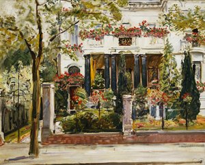 Le jardin de devant de la villa Steinbart à Berlin, 1911