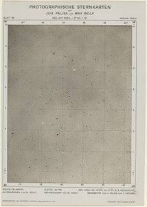 Photographische Sternkarten 24 avril 1901, 480. Créateurs : Max Wolf, Johann Palisa - Max Wolf, Johann Palisa