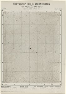 Photographische Sternkarten, 15 octobre 1901, 654. Créateurs : Max Wolf, Johann Palisa - Max Wolf, Johann Palisa