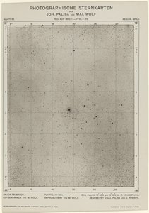 Photographische Sternkarten (6 juillet 1904) - Max Wolf and Joh. Palisa
