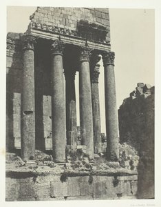 Baalbeck Héliopolis, Temple de Jupiter, Vue prise à l