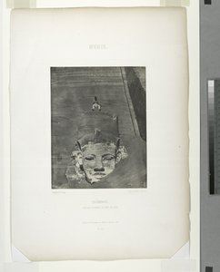 (détail) du Grand Temple, Abu Sundul, Nubie, Égypte - Maxime Du Camp