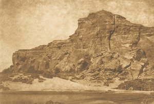 Djebel-Aboucir - Rive gauche de la Seconde Cataracte, 25 mars 1850 - Maxime Du Camp