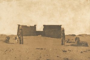 Dromos du Temple de Sébona, 3 avril 1850 - Maxime Du Camp