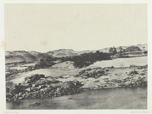 Entrée de la Première Cataracte, Haute-Égypte, 1849-51, imprimé en 1852