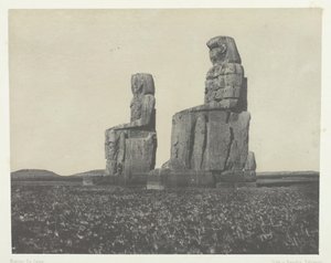 Gournah, Les Colosses, Thèbes - Maxime Du Camp