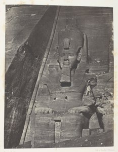 Ibsamboul, Colosse Oriental Du Grand Spéos De Phrè; Nubie, plate 103 from the album "Egypte, Nubie, Palestine et Syrie" (1852)