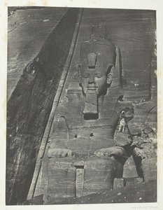Ibsamboul, Colosse oriental du Grand Spéos de Phrè, Nubie, 1849-1851, imprimé en 1852
