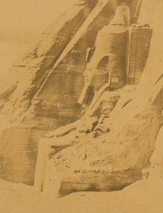 Ibsamboul; Le colosse oriental vu de Profil - Maxime Du Camp
