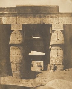Intérieur du Temple de Khons, à Karnak, Thèbes - Maxime Du Camp