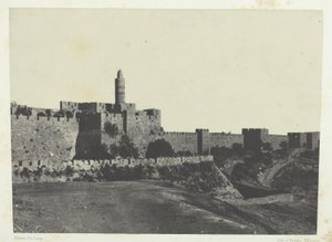 Jérusalem, Partie Occidentale Des Murailles; Palestine - Maxime Du Camp