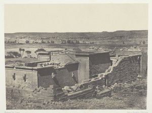 Kalabscheh, Vue générale du Temple de Kalabscheh (Talmis) ; Nubie - Maxime Du Camp