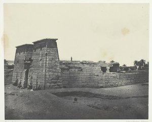 Karnak, Temple de Khons, Thèbes - Maxime Du Camp