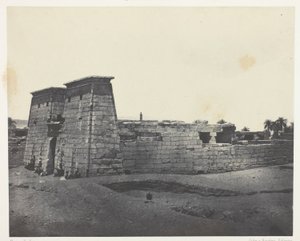 Karnak, Temple de Khons; Thèbes - Maxime Du Camp