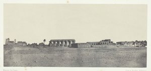 Louqsor, Vue Générale des Ruines, Thèbes - Maxime Du Camp